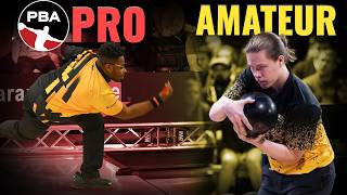 PBA Pro Vs Amateur Bowler!