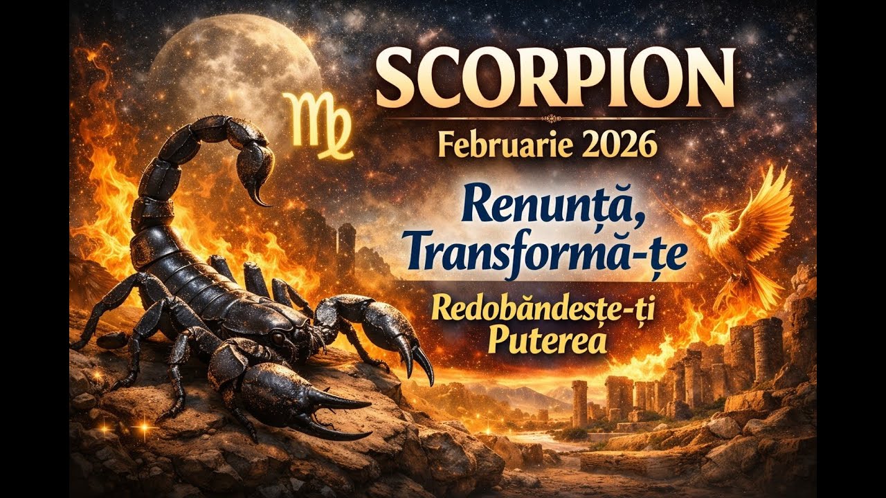 Scorpion, februarie te obligă să renunți.❤️ Transformarea îți redă puterea