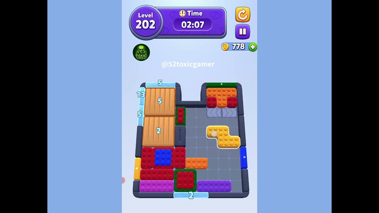 Color Block Jam Level 202 | New update 2026 | Solution - YouTube