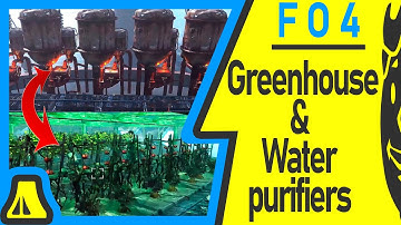 Fallout 4  - Greenhouse and Water Purifiers build