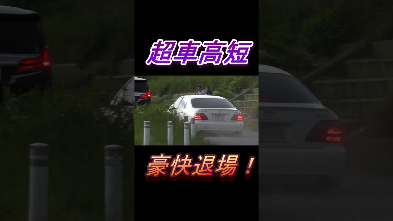 豪快退場! #jdm #vip #車高短 #生脚