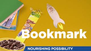 How to make Bookmarks out of a cereal box! | NESQUIK Cereal