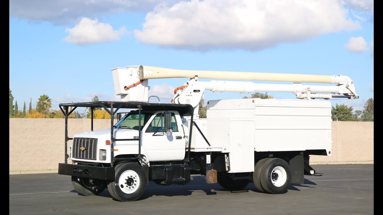 2002 Chevrolet Aerial Lift of CT Forestry Truck YouTube
