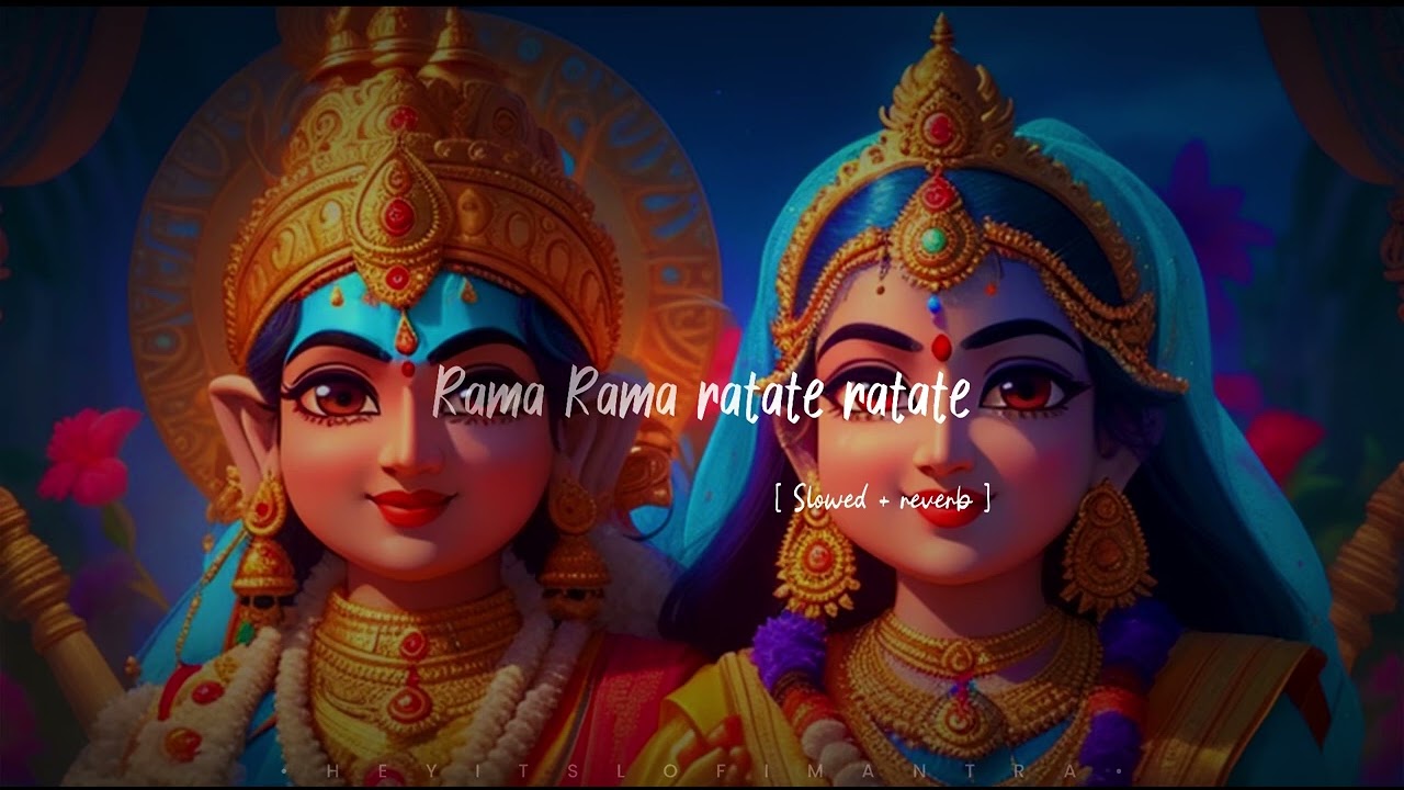 Rama Rama Ratate Ratate   Spiritual Bhakti Lofi Version Female  Divine Serenity in Melodic music