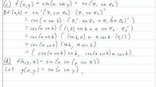 Spivak Chapter 2 Exercise 10cd