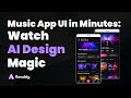 AI Made This Beautiful Music App in 3 Minutes!