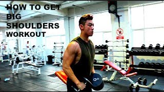 BIG Boulder shoulders workout ft AshYW8