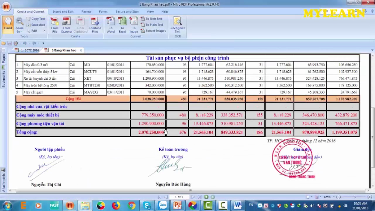 Bài 6 Khóa học kế toán xây dựng trên phần mềm MISA 2017