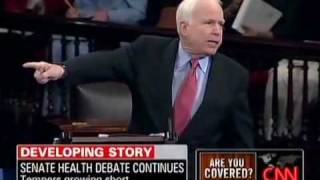 John McCain Gets Mad On Senate Floor During Health Care Debate