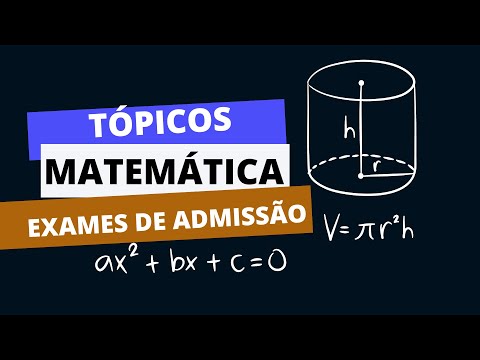 Vídeo: O que são tópicos de matemática universitária?