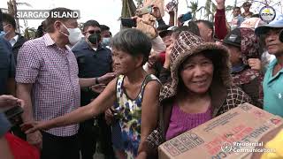 President Rodrigo Roa Duterte’s Visit to TyphoonAffected Areas in Visayas and Mindanao