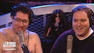 Etan G on Howard Stern High Pitch Eric kisses Benji to get #TheJewishRapper on the air. 2-11-1999
