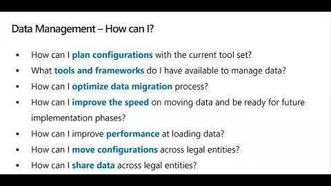 Data Management - A to Z