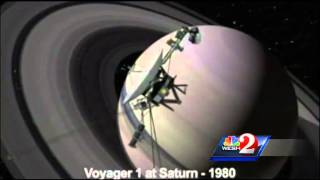 Voyager 1, which launched in 1977, travels beyond solar system