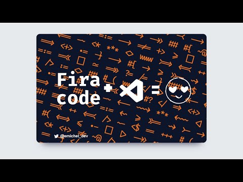 Comment installer Fira Code dans #VS Code - la meilleure police pour le #développement #Web
