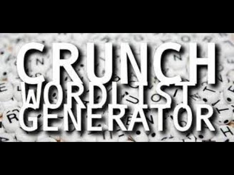 Generating Wordlists with Crunch on Kali Linux: Creating Custom Password Lists for Ethical Hacking