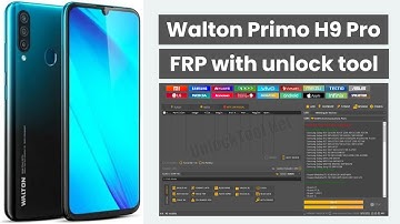 Walton Primo H9 Pro Frp remove done with unlock tool all error fixed solution