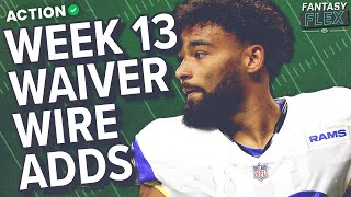 Top Waiver Wire Pickups for NFL Week 13 | Fantasy Football Waiver Wire Adds, Tips & Strategy