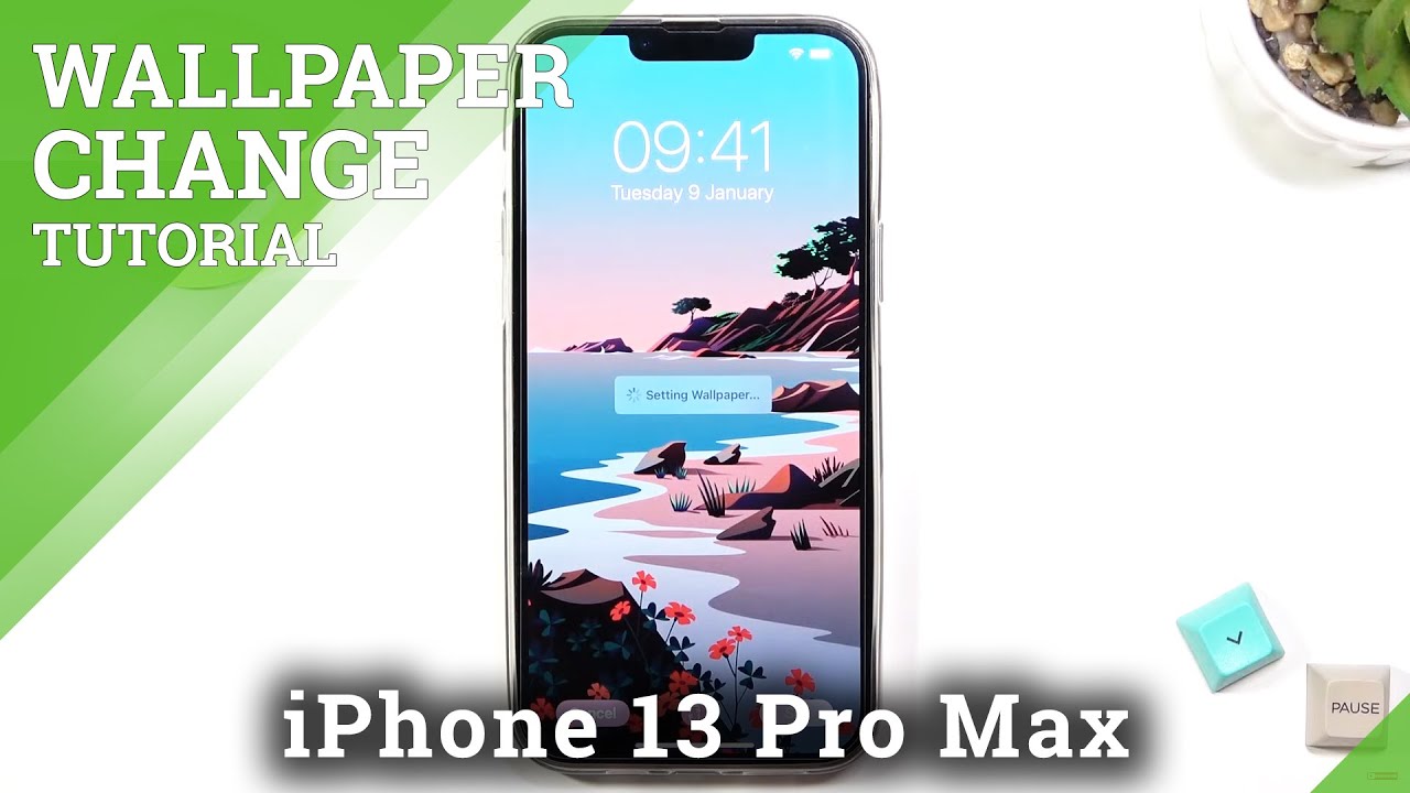 How to Change Lock Screen Wallpaper on iPhone 13 Pro Max Adjust