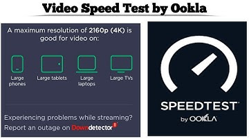 Video SpeedTest by Ookla | Ookla app tests our Internet Speed by streaming Video Quality Online