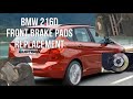 BMW 216 Front Brake Pad / Disc Replacement Diy 🇬🇧