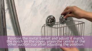 MaxHold Suction Cup Installation - Rectangular Basket