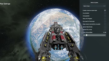 Space Engineers-Terran Republic Shipyard Combat Test & Review of IMDF Atlas Frigate 2023 Refit Pt 2