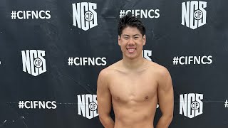 NCS 2023 Boys 100y Butterfly Prelims Edward Huang, American High Swimming
