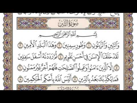سورة التين محمد صديق المنشاوي