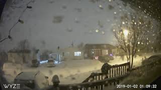 Time Elapse Snow Storm, St. John’s, Newfoundland and Labrador