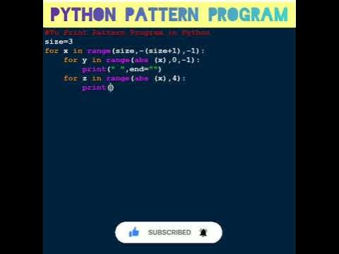 #python 11 To print Alphabet pattern program in python programming | # ...