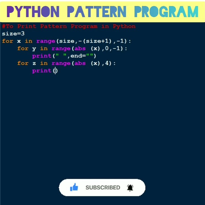 #python 11 To print Alphabet pattern program in python programming | # ...