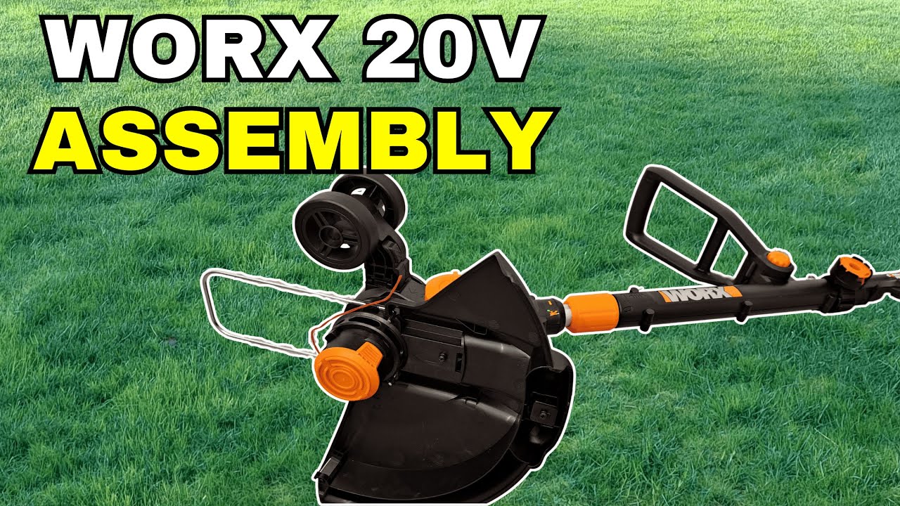 How to Assemble Worx String Trimmer - YouTube