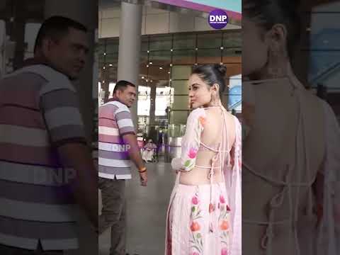 Urfi Javed spotted at the Airport in a pretty pink suit  || DNP ENTERTAINMENT