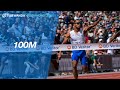 Andre De Grasse cruises to victory in the men's 100m in Eugene - Wanda Diamond League 2021