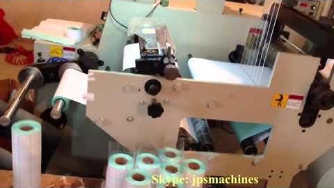 JPS-320C-TR Turret rewinder rotary die cutting & slitting machine