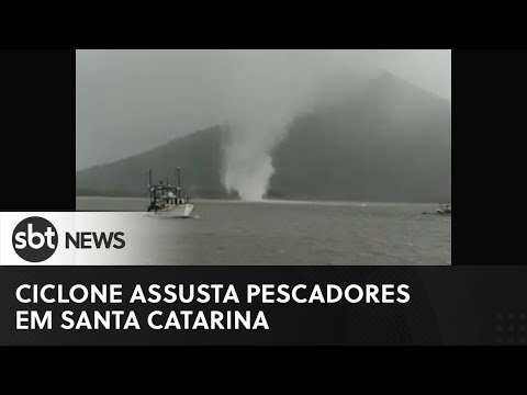Ciclone extratropical causa estragos em Santa Catarina