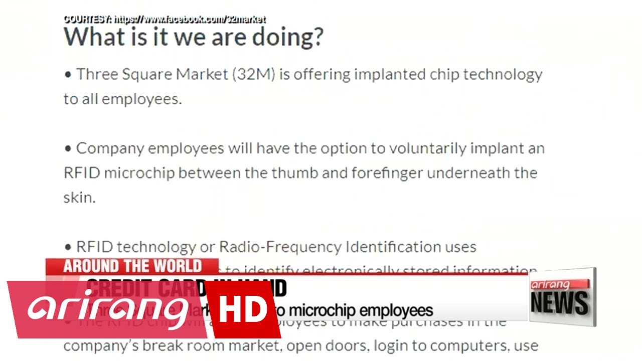 Three Square Market offers to microchip employees