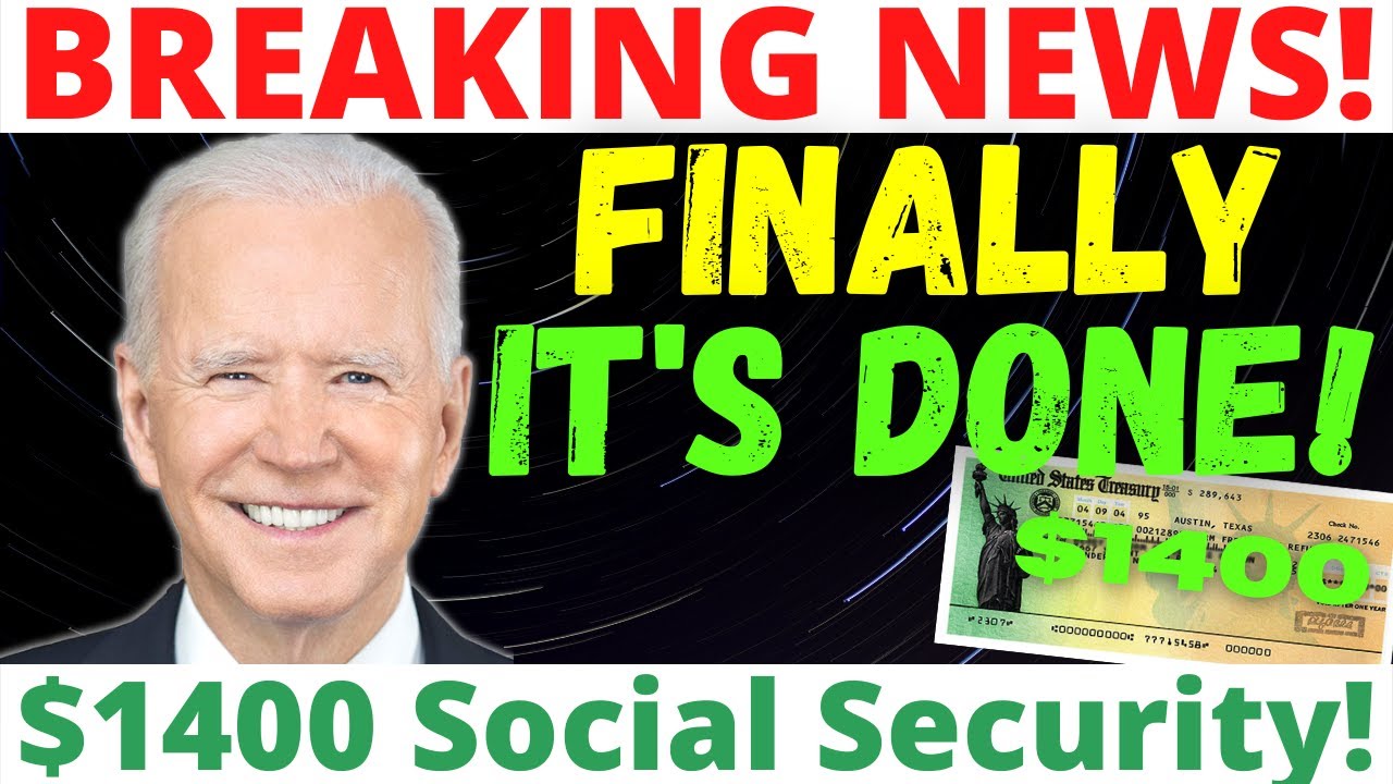 2021 Infrastructure Bill - Fourth Stimulus Check Update, $1400 Social Security Increase - DAILY NEWS - YouTube