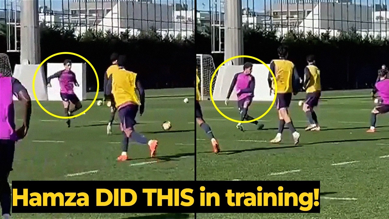 Хамза Абделькарим шокировал своих товарищей по команде во время тренировки «Барселоны».