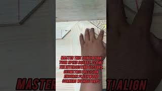 The Secret to Flawless Wood Joints Revealed#Woodworking#Carpentry#DIYHacks#SpeedSquare #MiterJoint