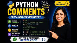 Learn Python Comments step by step 🚀Write cleaner and better code like a programmer 😊