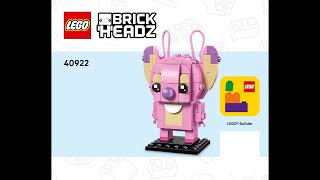LEGO 40922 Instructions | Disney | Angel | Brickheadz | Lilo & Stitch