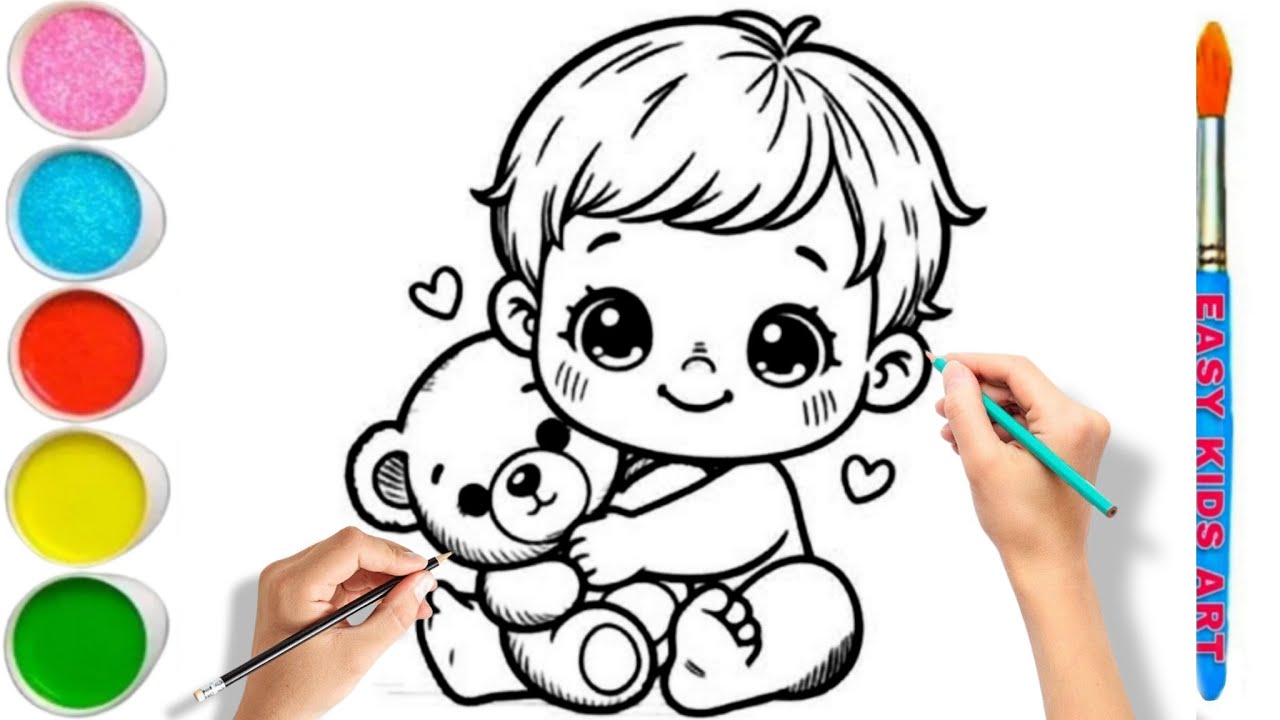 Cute Baby Drawing Easy For Kids cute-baby-drawing-easy-for-kids