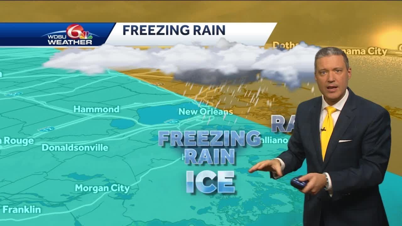 Potential Wintry Weather by Friday for New Orleans - YouTube