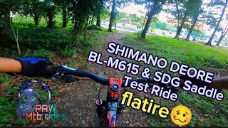 SHIMANO DEORE BL-M615 &amp; SDG SADDLE TEST RIDE @ UP AMPHITHEATER WITH BONUS FLATIRE