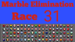Marble Country Race 31 Track 2 197 Country 196 Times Elimination Marble Race 