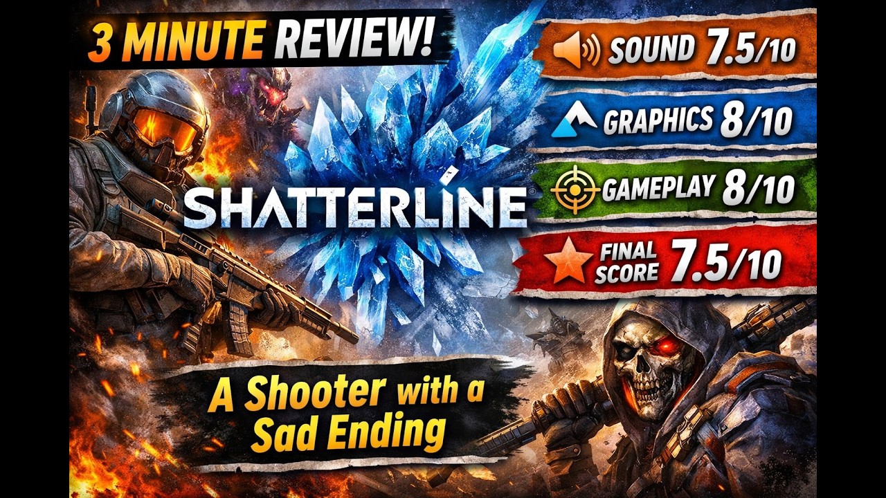 Обзор Shatterline за 3 минуты – Отличный шутер с печальным концом 😢 | Итоговая оценка 7,5/10