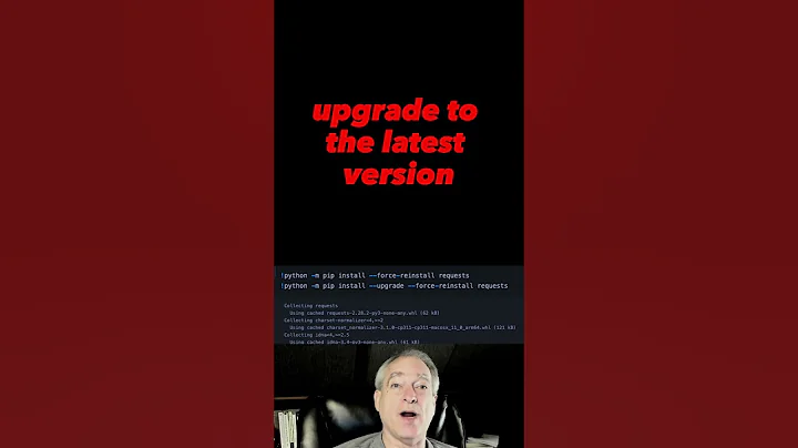 Force pip to reinstall Python package #python #pip #shorts