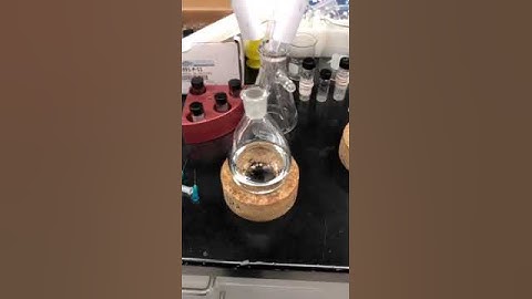 Round bottom flask and the solution